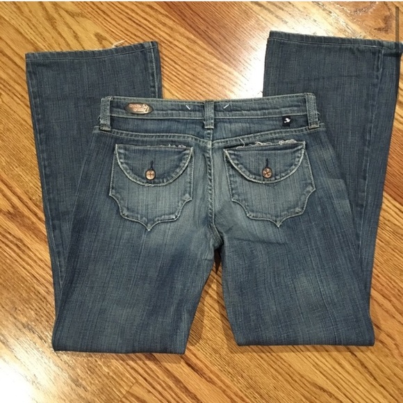 Sz 6 Freedom of Choice Dark Wash Jeans - Picture 3 of 10